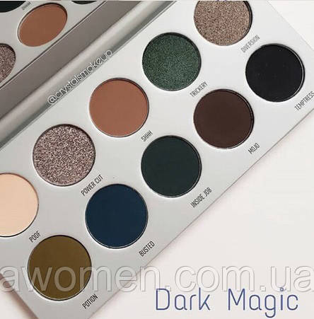 Тіні для очей Morphe THE JACLYN HILL EYESHADOW PALETTE (Dark Magic) 10 кольорів