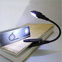 Світильник портативний на кліпсі, для книг (clip001Black)