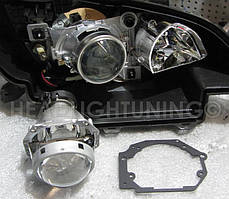 Subaru Outback B13 - замена линз на би-ксеноновых линз Hella NEW Original 3.0"  2