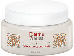 Живильна балансуюча маска з освітлюючою і пом'якшуючою дією Soft Balance Clay Mask Derma Series 300 мл