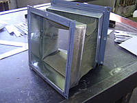 Гибкая вставка прямоугольная к вентиляторам с фланцами из уголка Н.00.00 115х115 серия 5.904-38