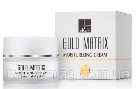 Зволожувальний крем для нормальної/сухої шкіри Gold Matrix Moisturizing Cream For Normal Dry Skin Dr. Kadir 50 мл