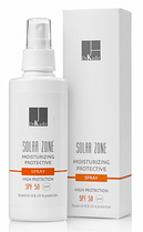 Зволожувальний захисний спрей SPF 50 Solar Zone Moisturizing Protective Spray Dr. Kadir 125 мл