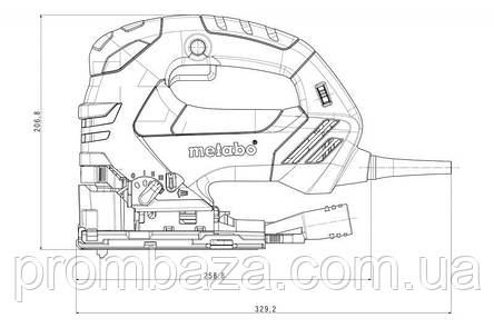 Лобзик Metabo STEB 140 Plus MetaLoc, фото 2