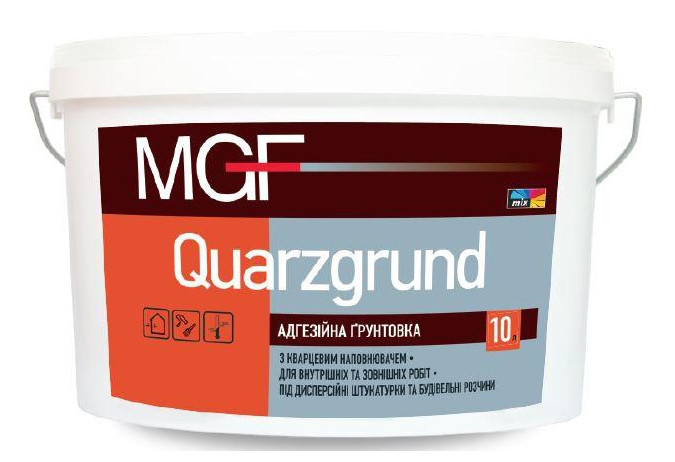 Ґрунтовка адгезійна з кварцовим наповнювачем Quarzgrund MGF M-815 10 л