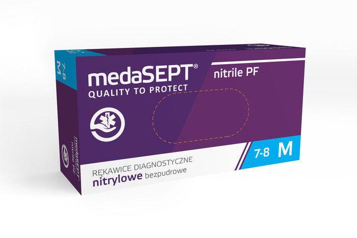 Рукавички нітрилові medaSEPT nitrile pf 100 шт.