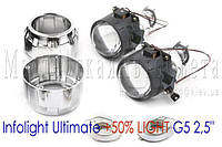 Біксенонові лінзи Infolight Ultimate +50% LIGHT G5 2,5" дюйма