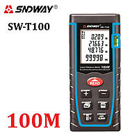 Лазерная рулетка дальномер 100м SNDWAY SW-T100