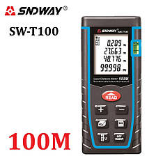 Лазерна рулетка далекомір 100 м SNDWAY SW-T100