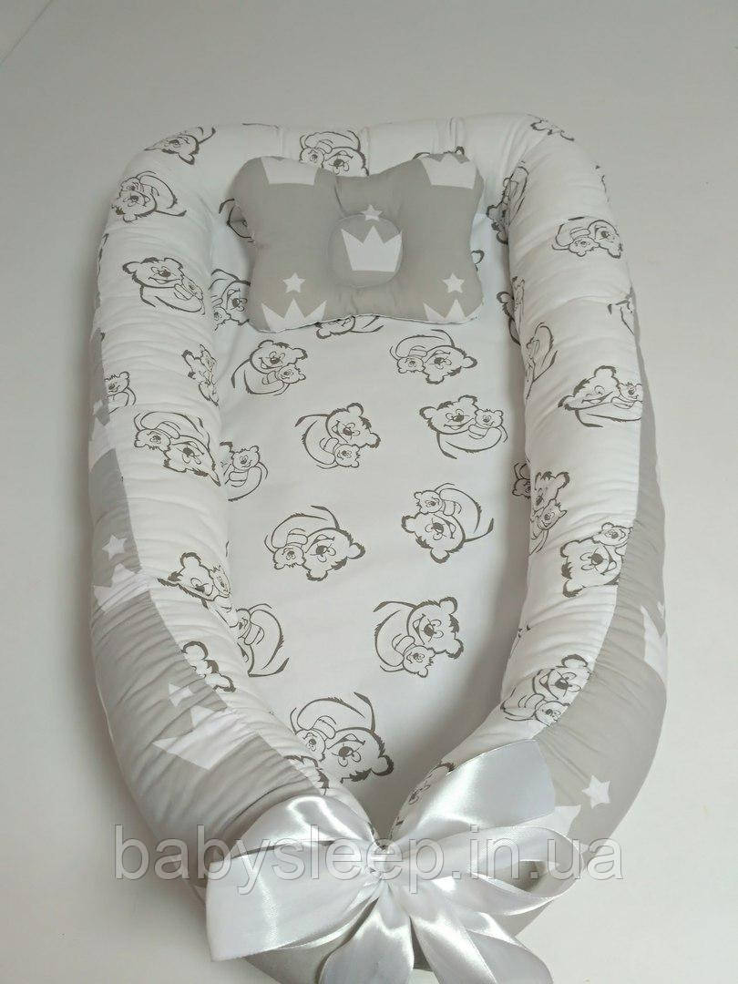 Гнездышко, кокон со сьемным матрасиком для новорожденного Baby-Sleep - фото 1 - id-p735013282