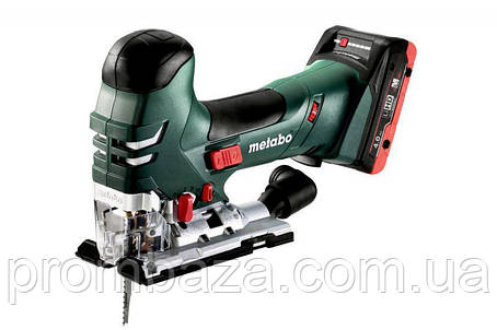 Акумуляторний лобзик Metabo STA 18 LTX 140 LiHD 2x4.0 А·год, фото 1
