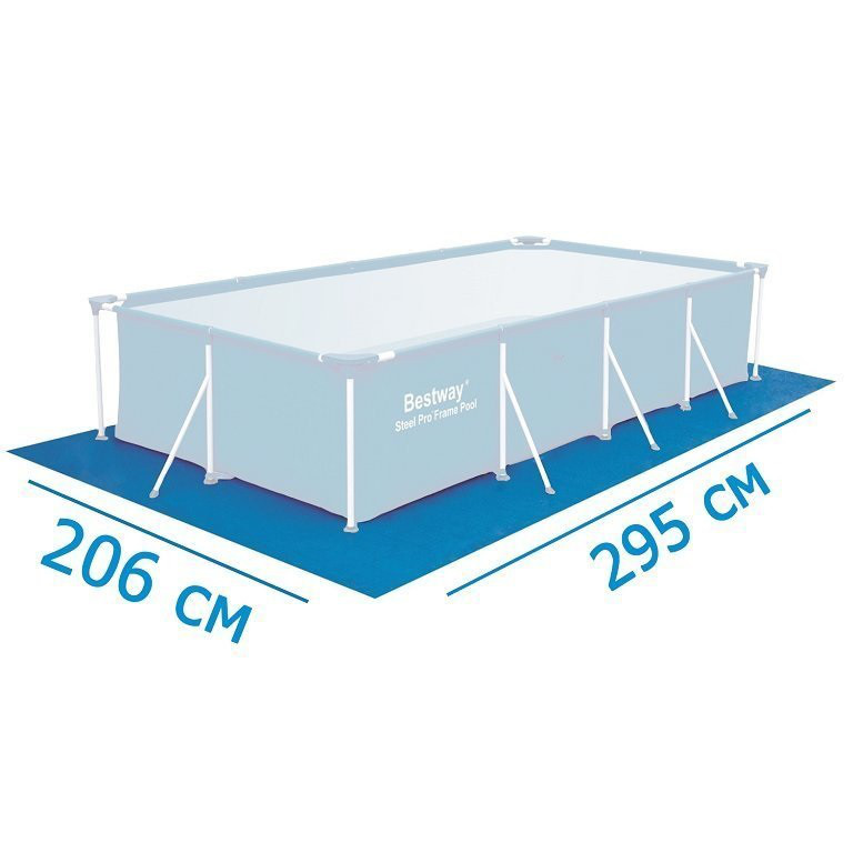 Підстилка для басейнів Bestway 58100 295 х 206 см , фото 1