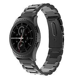 Металевий ремінець Primo для годинника Samsung Gear S2 Classic SM-R732/R735 - Black