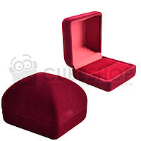 Футляр під кільце "Класика No1" бордо