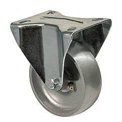 Колесо 4107-NT-100-P, Ø 100 мм, колесо термостійке +300°C, колесо неповоротне, 41 Norma Term, колесо в пекарню, колесо з алюмінію