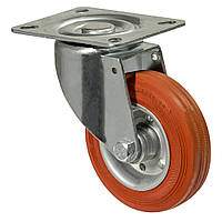 Колесо 4202-NT-100-B, Ø 100 мм, до +250°C, колесо поворотное с кронштейном, термостойкое колесо