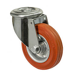 Колесо 4205-NT-125-B, Ø 125 мм, колесо поворотне з отвором, серія 42 Norma Term, термостійке колесо на обладнання, колесо на візок