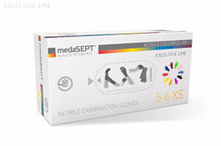 Нітрилові рукавички medaSEPT® nitrile Colorful PF