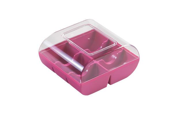 Коробка для 6 макаронс Silikomart Fuxia 6