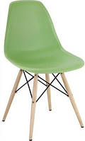 Стул для офиса, стул пластиковый для посетителей, стул для кафе (стул Тауэр Вуд зеленый)