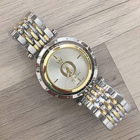 Жіночі наручні годинники Pandora (Пандора), сріблисто - золотий корпус і білий циферблат ( код: IBW144YS )