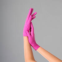 Нітрилові рукавички рожеві Polix PRO&MED