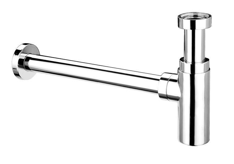Сифон для умивальника декоративний без зливу ТМ McAlpine LUX СА32MINI CB