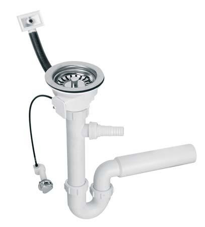 Сифон для кухонної мийки ТМ McAlpine HC7+PUFS113R-CP