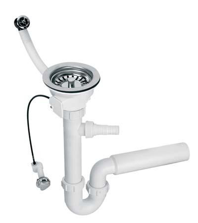 Сифон для кухонної мийки ТМ McAlpine HC7+PUFS113-CP-25