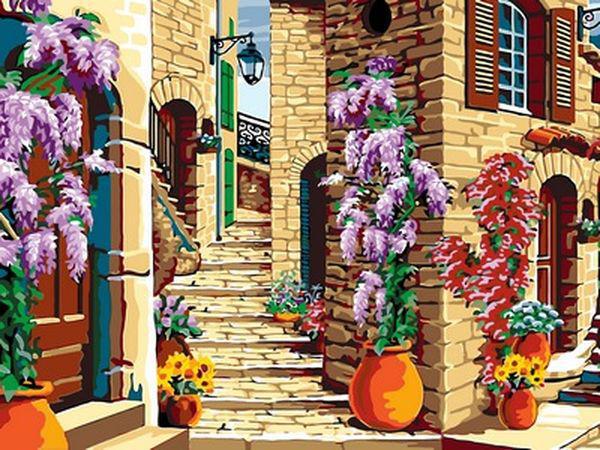 Картини по номерам 30х40 см. Babylon Улички Прованса (VK-069)