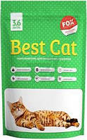 Силикагелевый наполнитель Бест Кет для кошачьего туалета Best Cat Green Apple 3,6 литра