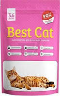 Силікагелєвий наповнювач Бест Кет для котячого туалету Best Cat Pink Flowers 3,6 літра