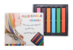 Крейда для волосся ООПТ 6 кольорів 6 см