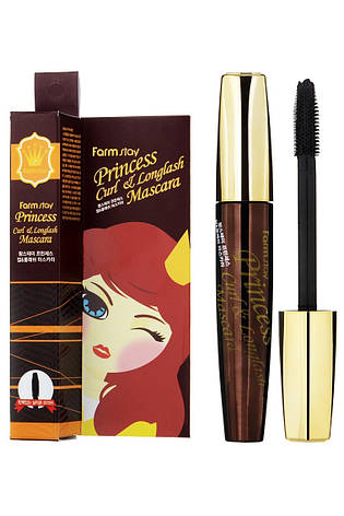 Туш для вій об'єм+підкручування FarmStay Princess Curl&Longlaash Mascara 12g, фото 2