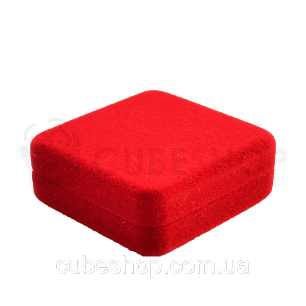 Футляр під кулон/сережки червоний