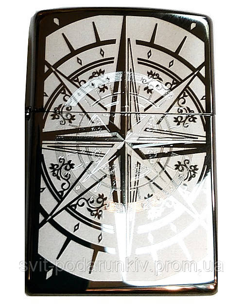 Оригінальна запальничка Zippo 29232 Black Ice® Compass