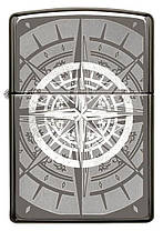 Оригінальна запальничка Zippo 29232 Black Ice® Compass, фото 2