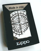 Оригінальна запальничка Zippo 29232 Black Ice® Compass, фото 3