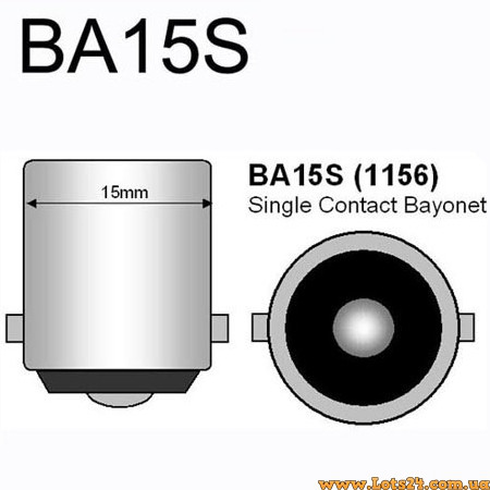 Автолампы P21W 1 CREE + 12 SMD LED BA15S 1156 светодиодные лампы заднего хода габариты стопы - фото 3 - id-p365909391