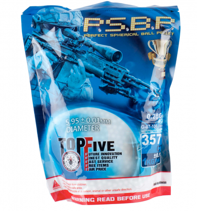 Страйкбольні кульки P. S. B. P G&G 0.28 g 1kg pack BB, фото 1