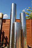 Фонтан Тріо з нержавіючої сталі висота 100 см, фото 3