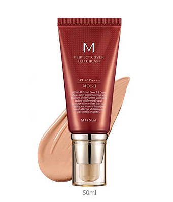 ББ крем із максимальною покривною здатністю MISSHA M Perfect Cover BB Cream 50ml 23 — Natural Beige