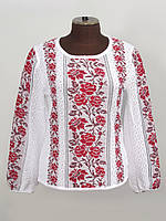 Вишиванка жіноча Троянди червоні (х/б)
