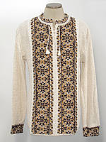 Вишиванка чоловіча УПА світло-коричнева