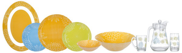 Simply Gardenia Сервіз столовий 46 пр. Luminarc N2225