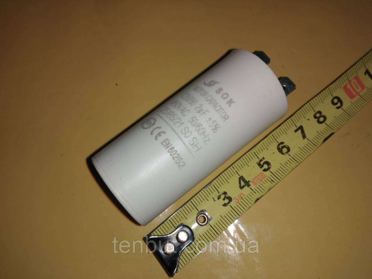 Конденсатор рабочий CBB60 / 2 мкФ±5% / 450 В. / 50/60 Hz .
