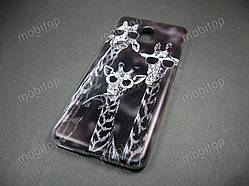 Силіконовий TPU чехол Meizu M6s (Glasses Deer)