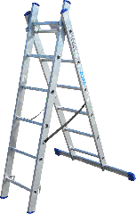 Драбина 2-секційна ELKOP VHR 2*6 (2х6 ст., 1.7-2.5 м)