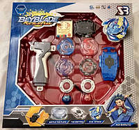 НАБОР БЕЙБЛЕЙД BEYBLADE STORM GYRO S3 ВОЛТРАЕК, СПРАЙЗЕН, ЗИЛЛИОН, ВАЙРОН + АРЕНА