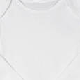 Бодік з довгим рукавом George білий, First size (50-56см), фото 3